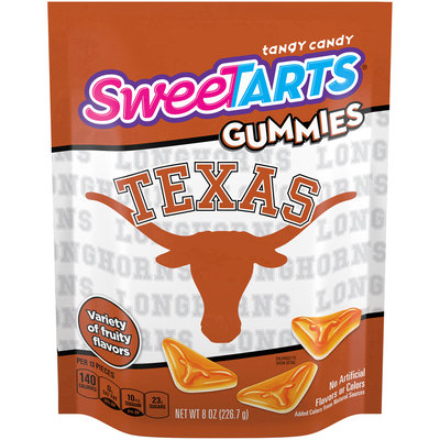 SWEETARTS Gummies University of Texas Recloseable 8 oz. Bag