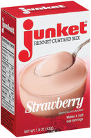 Junket Strawberry Rennet Custard Mix 1.5 Oz Box
