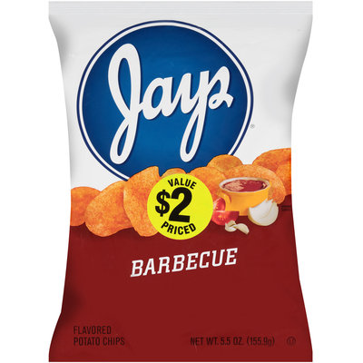 Jays® Barbecue Flavored Potato Chips 5.5 oz. Bag