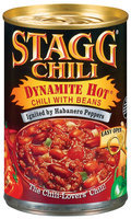 STAGG CHILI Dynamite Hot W/Beans Chili 15 OZ CAN