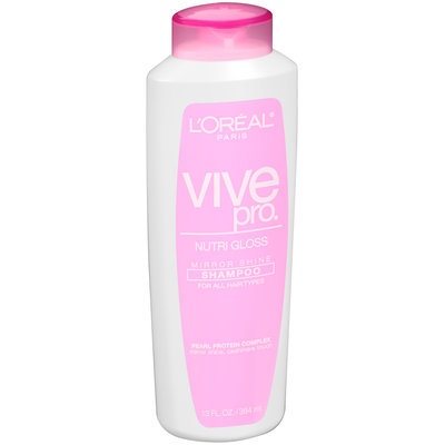 Vive Pro Nutri Gloss Shampoo for All Hair Types 13 fl. oz. Plastic Bottle