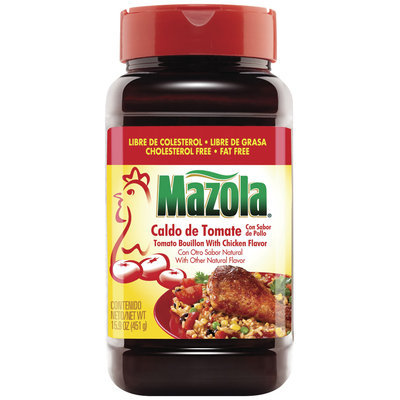 Mazola Tomato W/Chicken Flavor Bouillon 15.9 Oz Plastic Jar