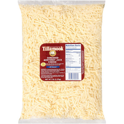 Tillamook Monterey Jack Shredded Cheese 5 Lb Bag