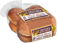 Country Kitchen® Whole Grain Wheat Hamburg Rolls 8 ct Pack