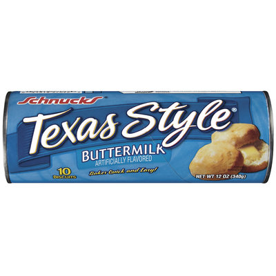 Schnucks Texas Style Buttermilk 10 Ct Biscuits 12 Oz Cylinder