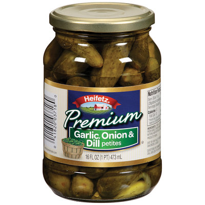 Heifetz® Premium Garlic, Onion & Dill Petites 16 oz Jar