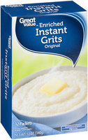 Great Value™ Original Enriched Instant Grits 12 oz. Box