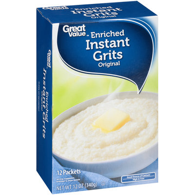 Great Value™ Original Enriched Instant Grits 12 oz. Box