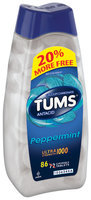 Tums® Ultra Strength 1000 Peppermint Antacid/Calcium Supplement Tablets 86 ct Bottle