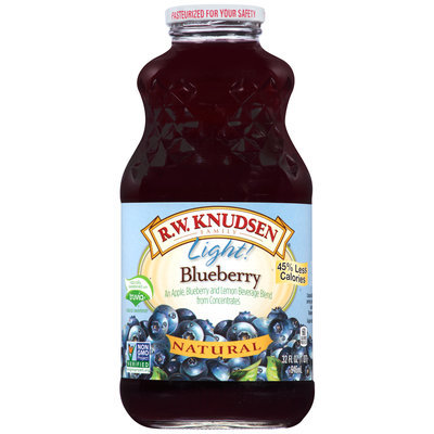 R.W. Knudsen® Light! Natural Blueberry Beverage Blend 32 fl. oz. Bottle
