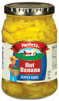 Heifetz Hot Banana Pepper Rings 16 Fl Oz Jar