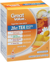 Great Value™ Tea Variety Pack Drink Mix 20-1.55 oz. Packets