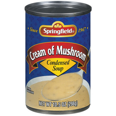 Springfield Cream of Mushroom Condensed Soup 10.5 Oz Can