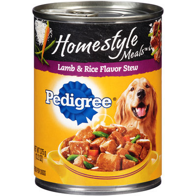 Pedigree® Homestyle Meals™ Lamb & Rice Flavor Stew Dog Food