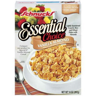 Schnucks Essential Choice Vanilla Almond Cereal 14 Oz Box