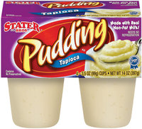Stater Bros. Tapioca Pudding 4 Ct Cups