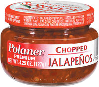 Polaner Chopped Premium Jalapenos 4.25 Oz Jar
