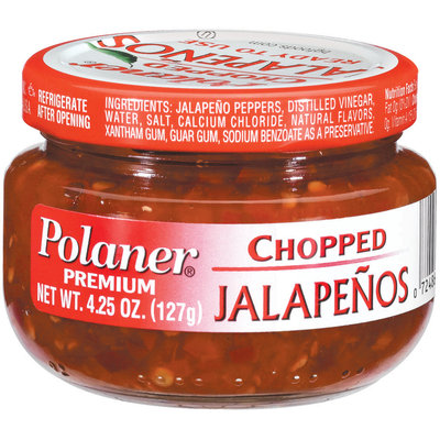 Polaner Chopped Premium Jalapenos 4.25 Oz Jar