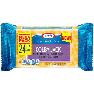 Kraft Colby Jack Cheese 24 oz. Brick