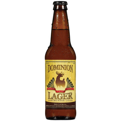 Dominion 12 Oz Dortmunder Lager Beer Glass Bottle