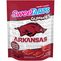 SWEETARTS Gummies University of Arkansas Recloseable 8 oz. Bag