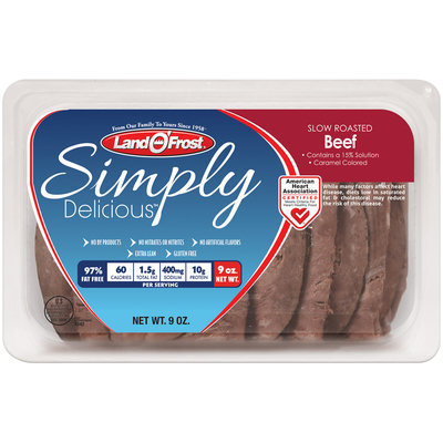 Land O'Frost® Simply Delicious™ Slow Roasted Beef 9 oz. Tray