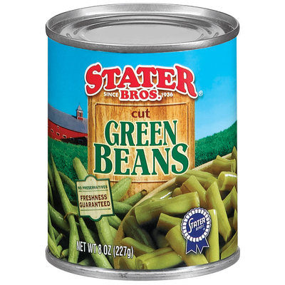 Stater Bros. Cut Green Beans 8 Oz Can