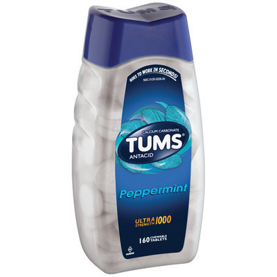 Tums® Ultra Strength 1000 Peppermint Antacid Tablets 160 ct Bottle