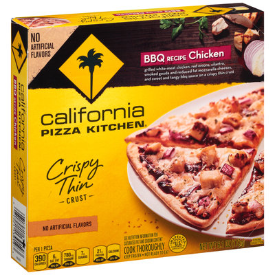 CALIFORNIA PIZZA KITCHEN Crispy Thin Crust BBQ Chicken Small Pizza 6 .1 oz. Box