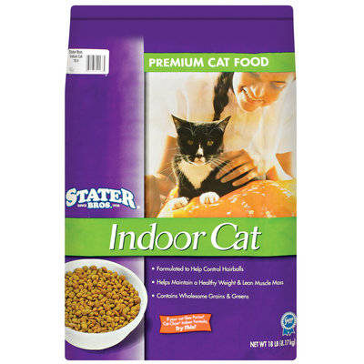 Stater Bros. Premium Indoor Cat Food 18 Lb Bag