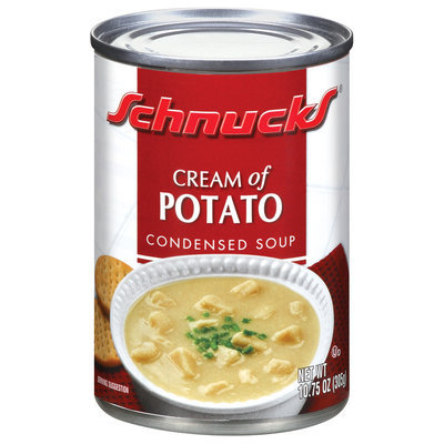 Schnucks Condensed Cream of Potato Soup 10.75 Oz Can