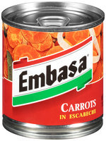 Embasa® Carrots in Escabeche 7 oz. Can