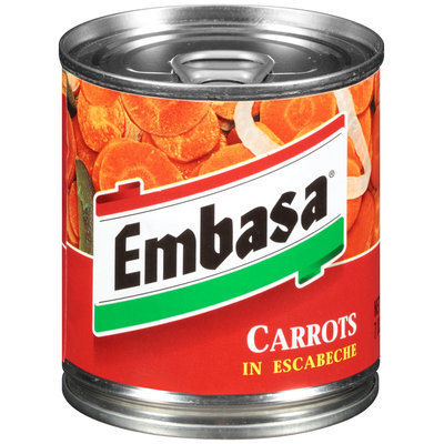 Embasa® Carrots in Escabeche 7 oz. Can