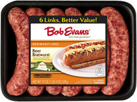 Bob Evans® Beer Bratwurst Links 6 ct 19 Oz Tray