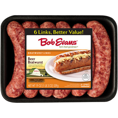 Bob Evans® Beer Bratwurst Links 6 ct 19 Oz Tray