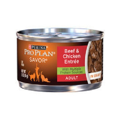 PRO PLAN® SAVOR® Beef & Chicken Entree In Gravy