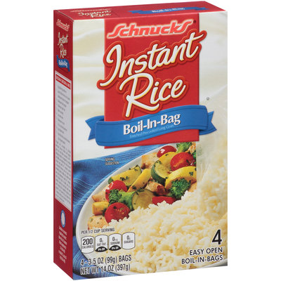 Schnucks® Boil-in-Bag Instant Rice 4-3.5 oz. Bags