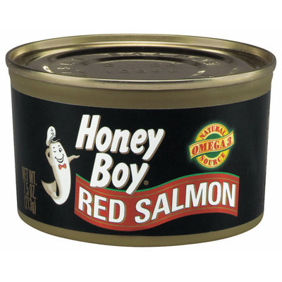 Honey Boy Red Salmon 7.5 Oz Can