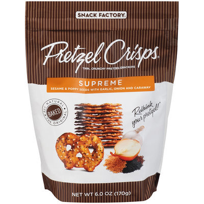 Pretzel Crisps® Crackers Supreme