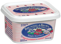 Brummel & Brown Creamy Simply Strawberry Fruit Spread 8 Oz Plastic Tub