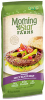 MorningStar Farms® Spicy Black Bean Burger 9.5 oz. Pack