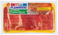 Plumrose Premium All Natural Hardwood Smoked Bacon 16 Oz Pack