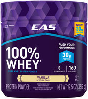 EAS® 100% Whey Vanilla Pure Whey Protein Powder 12.5 oz. Jar