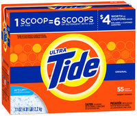 Tide Ultra Original Scent Powder Laundry Detergent 79 oz. Box