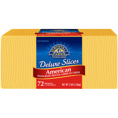 Crystal Farms® American Deluxe Slices 72 ct Pack