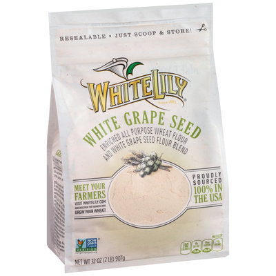 White Lily® White Grape Seed Enriched All Purpose Wheat Flour 32 oz. Packet