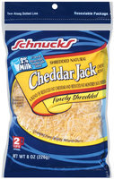 Schnucks® Finely Shredded Cheese Reduced Fat Cheddar Jack Blend 8 oz.