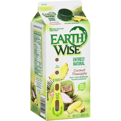 Earth Wise™ Entirely Natural Coconut Pineapple Fruit Juice Beverage 59 fl oz. Carton