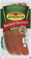 Eckrich Skinless Original Smoked Sausage Family Pack 3 Lb Smoked Sausage Bulk 48 Oz Pack