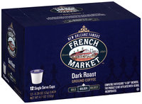 French Market™ Bolder Dark Roast Ground Coffee Single Serve Cups 12 ct Box